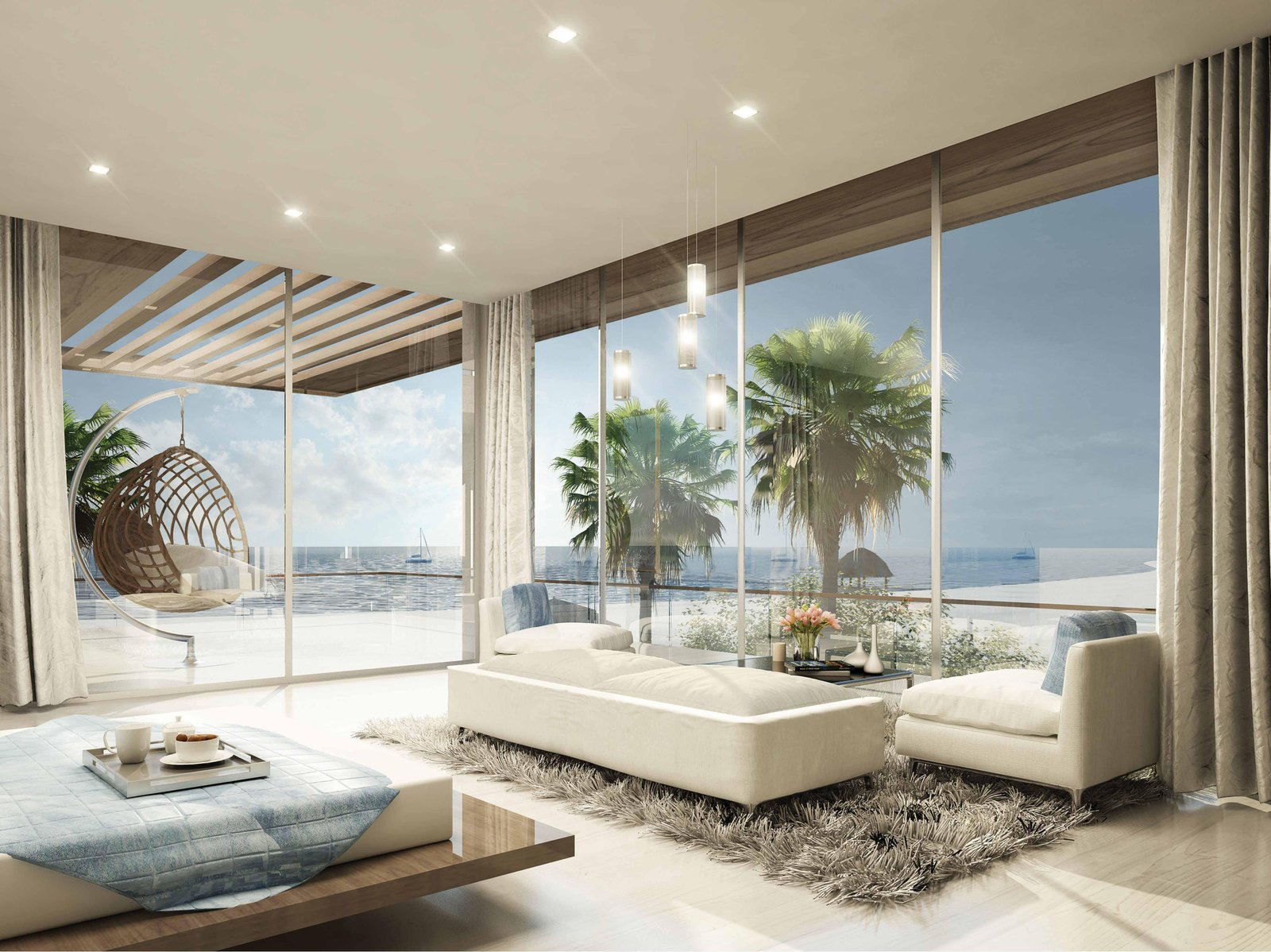 Elegant architectural design of Nudra Villas by Imkan at Saadiyat Island