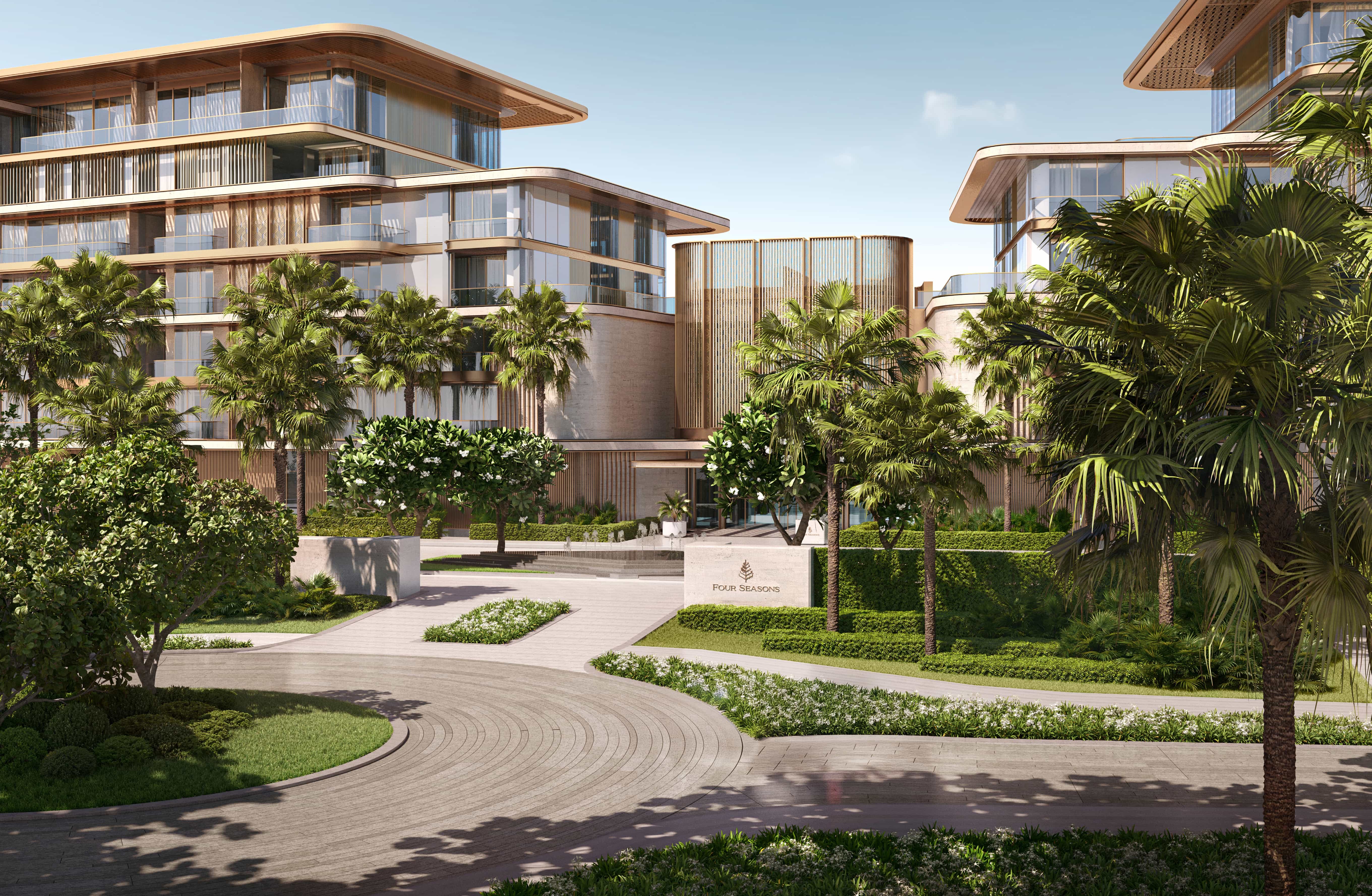 Elegant interiors in fully furnished Four Seasons branded residences, Saadiyat Island, Abu Dhabi